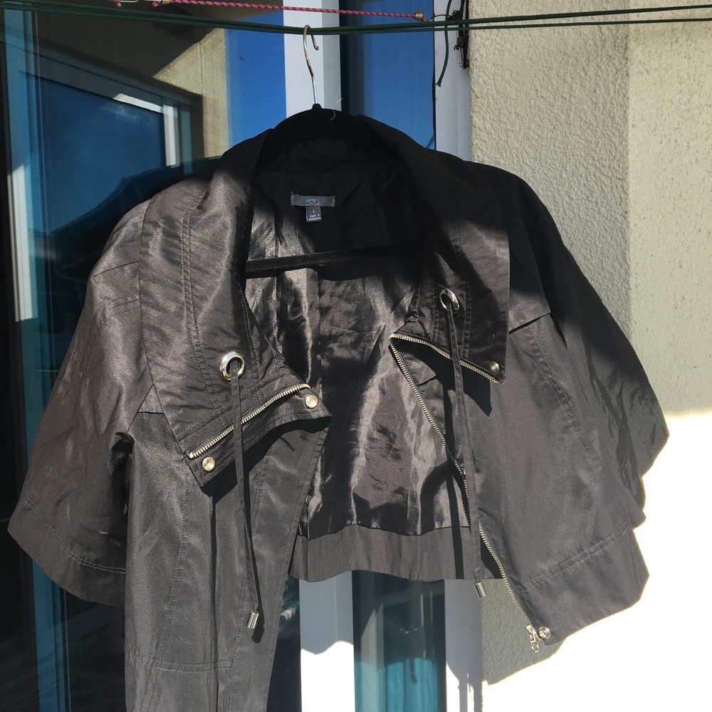 Crop moto jacket - Picture 6 of 6